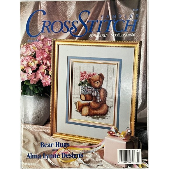 Vintage Cross Stitch Sampler Magazines Lot Of 3 Issues From 1993 Featuring Patte - Picture 2 of 4